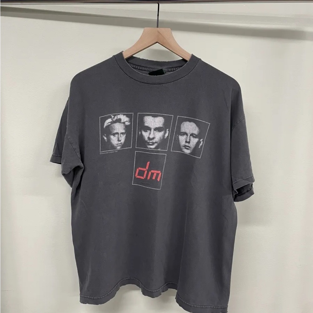 RARE Vintage 90s Depeche Mode Band Tour Shirt Size Medium